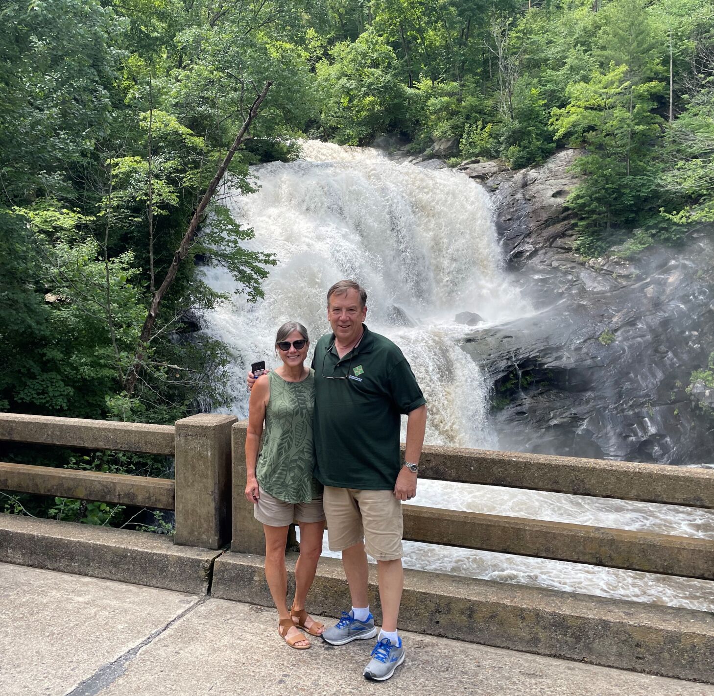 Whitson 95-county trip Bald River Falls Cherokee National Forest